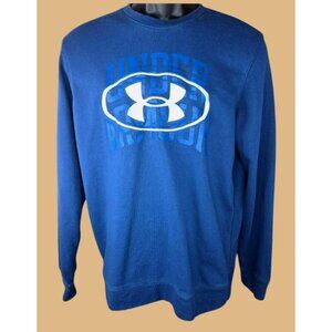 Under Armour Men's Crew Sweatshirt Medium Blue